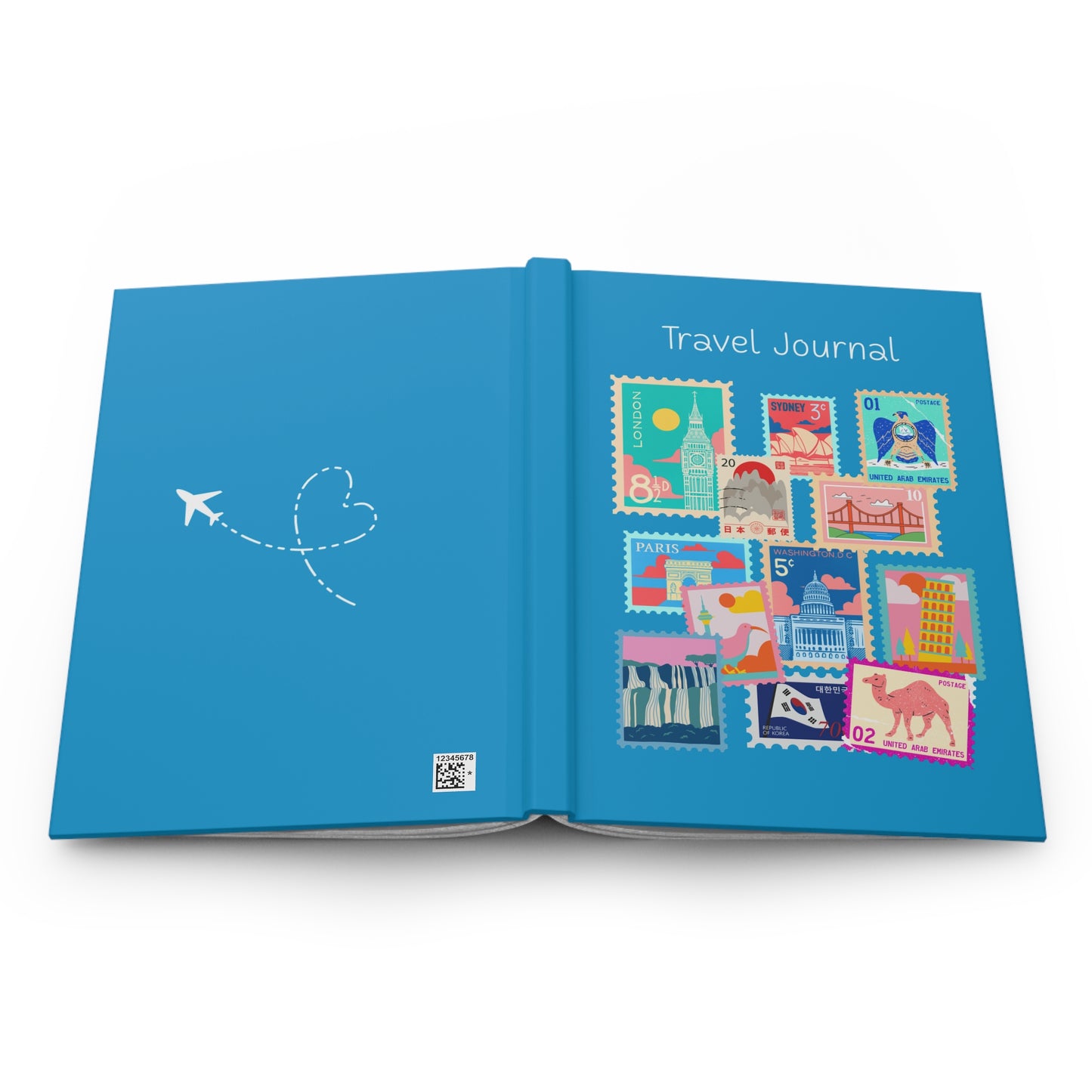 World Destinations | Wanderlust Travel Journal Sky Blue