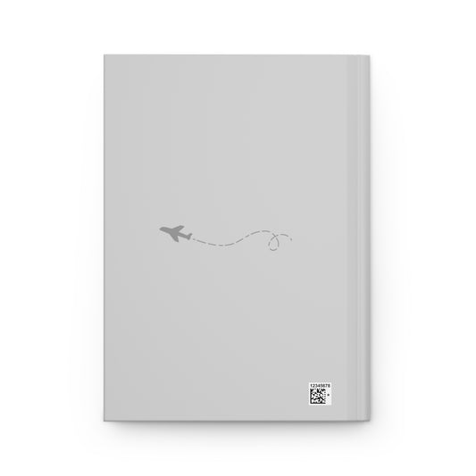 World Passport Stamps | Retro Travel Journal Light Grey