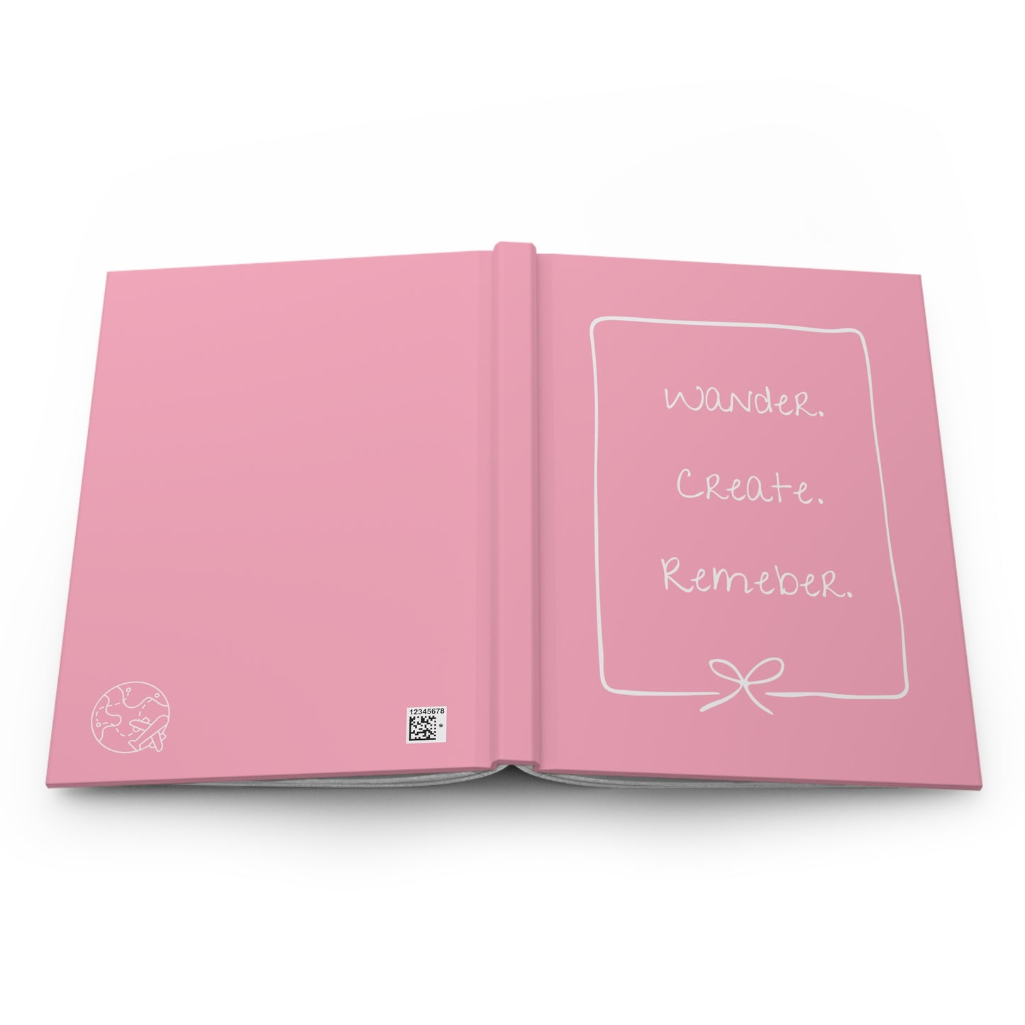 Wander Create Remember | Motivational Travel Journal