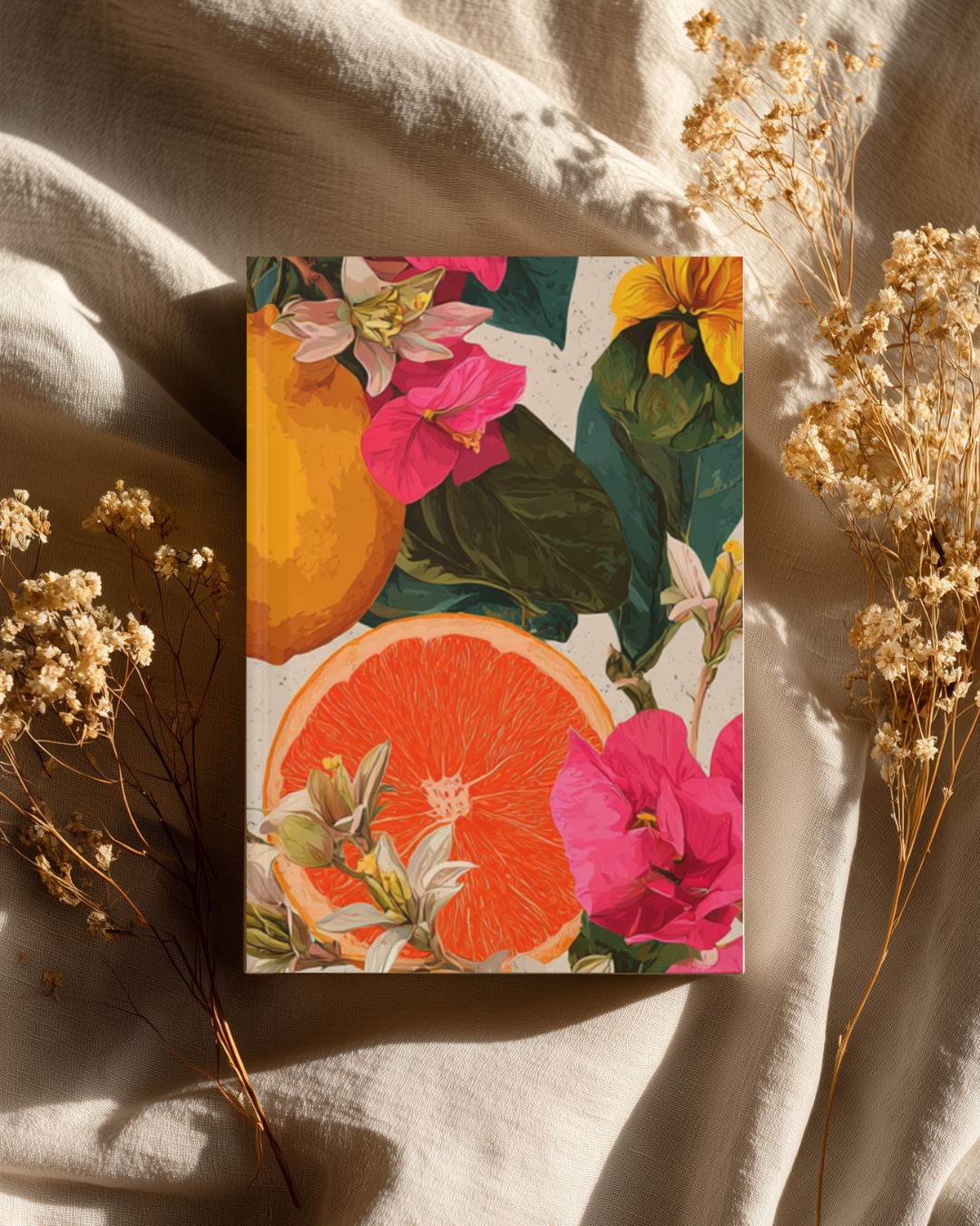 Orange Blossom Notebook | Mediterranean Floral Journal