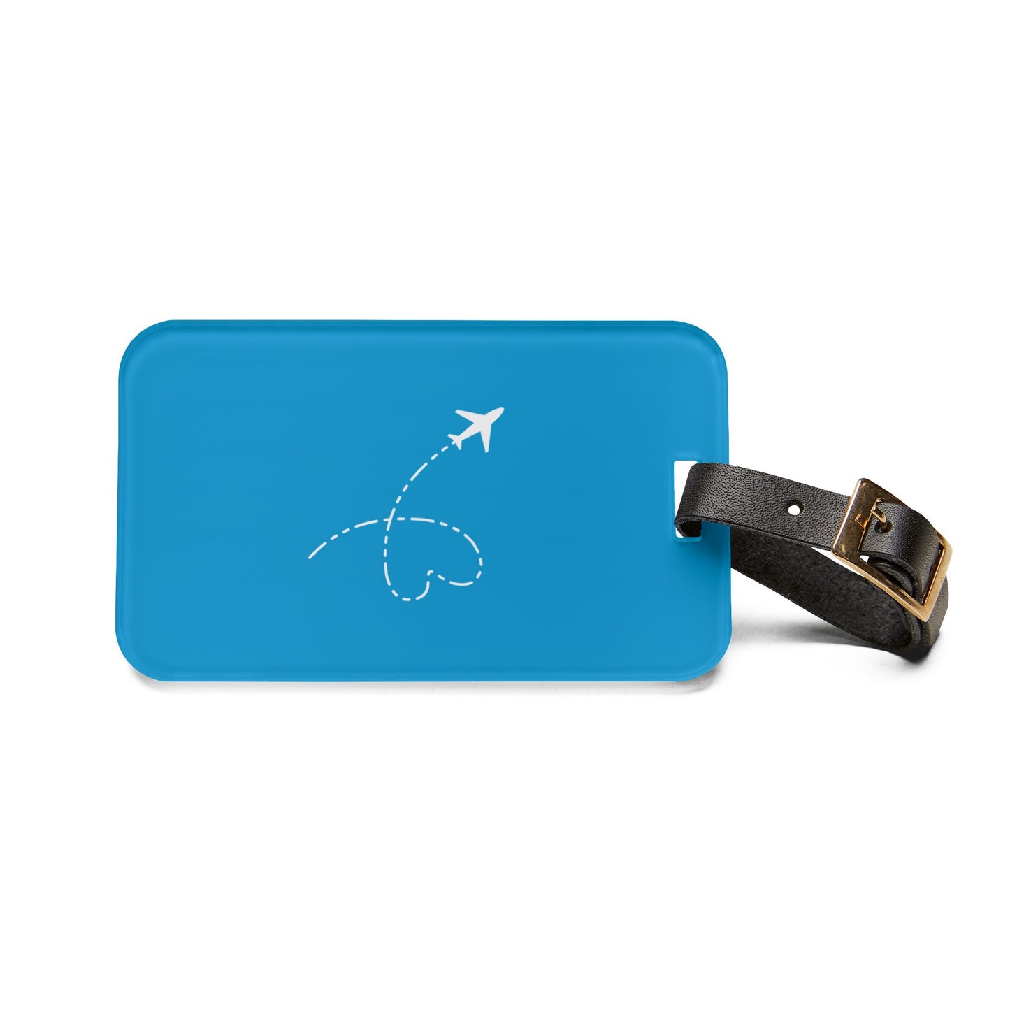 Airplane Luggage Tag Sky Blue