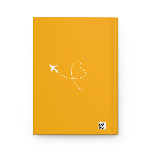 World Destinations | Wanderlust Travel Journal Vibrant Yellow