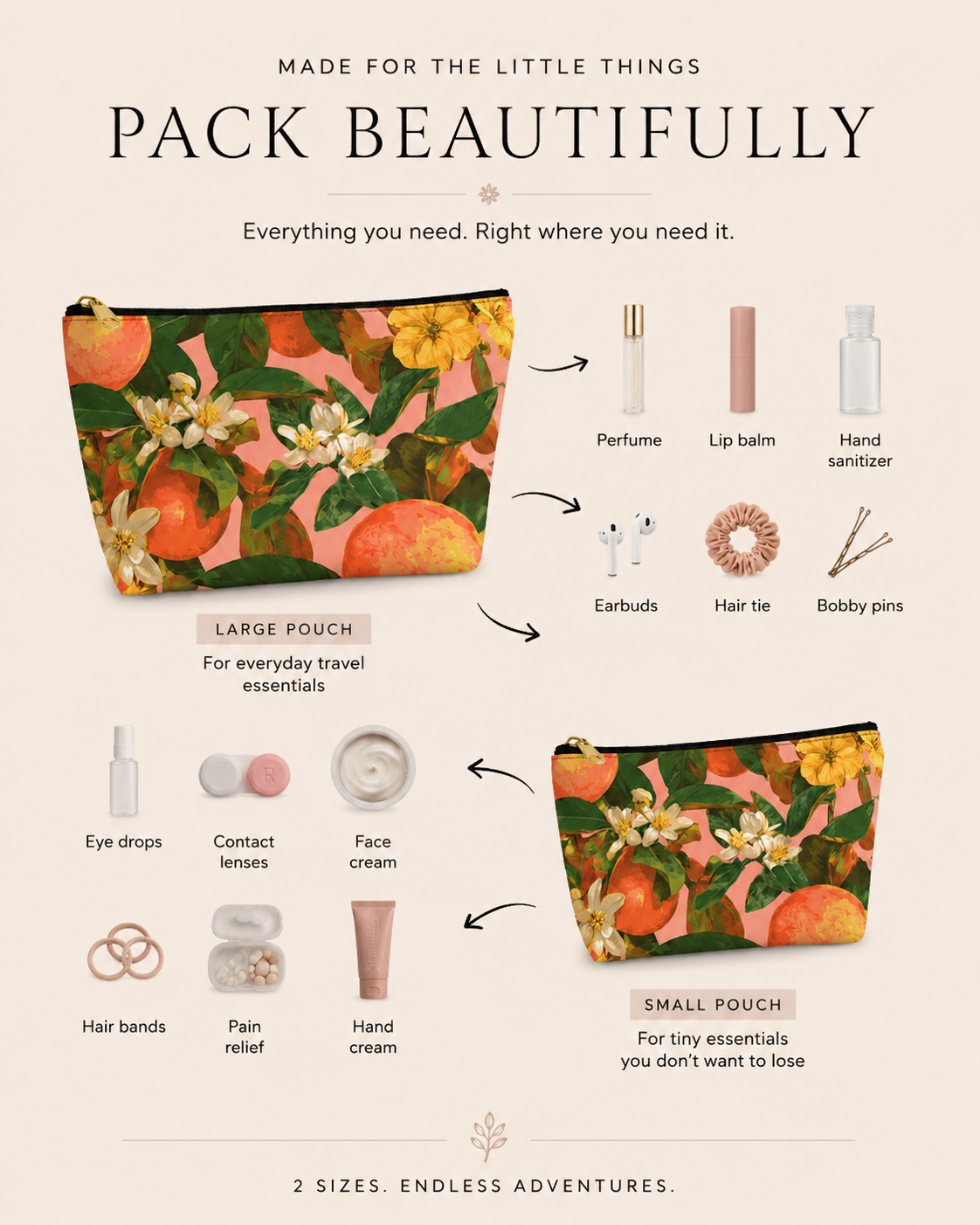 Orange Blossom Carry-On Essentials Duo