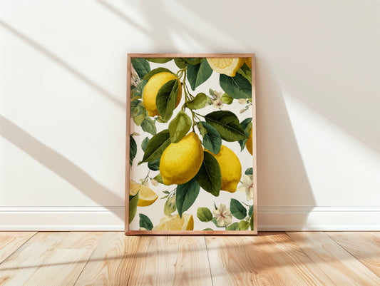 Limoni | Citrus Bloom Botanical Wall Art