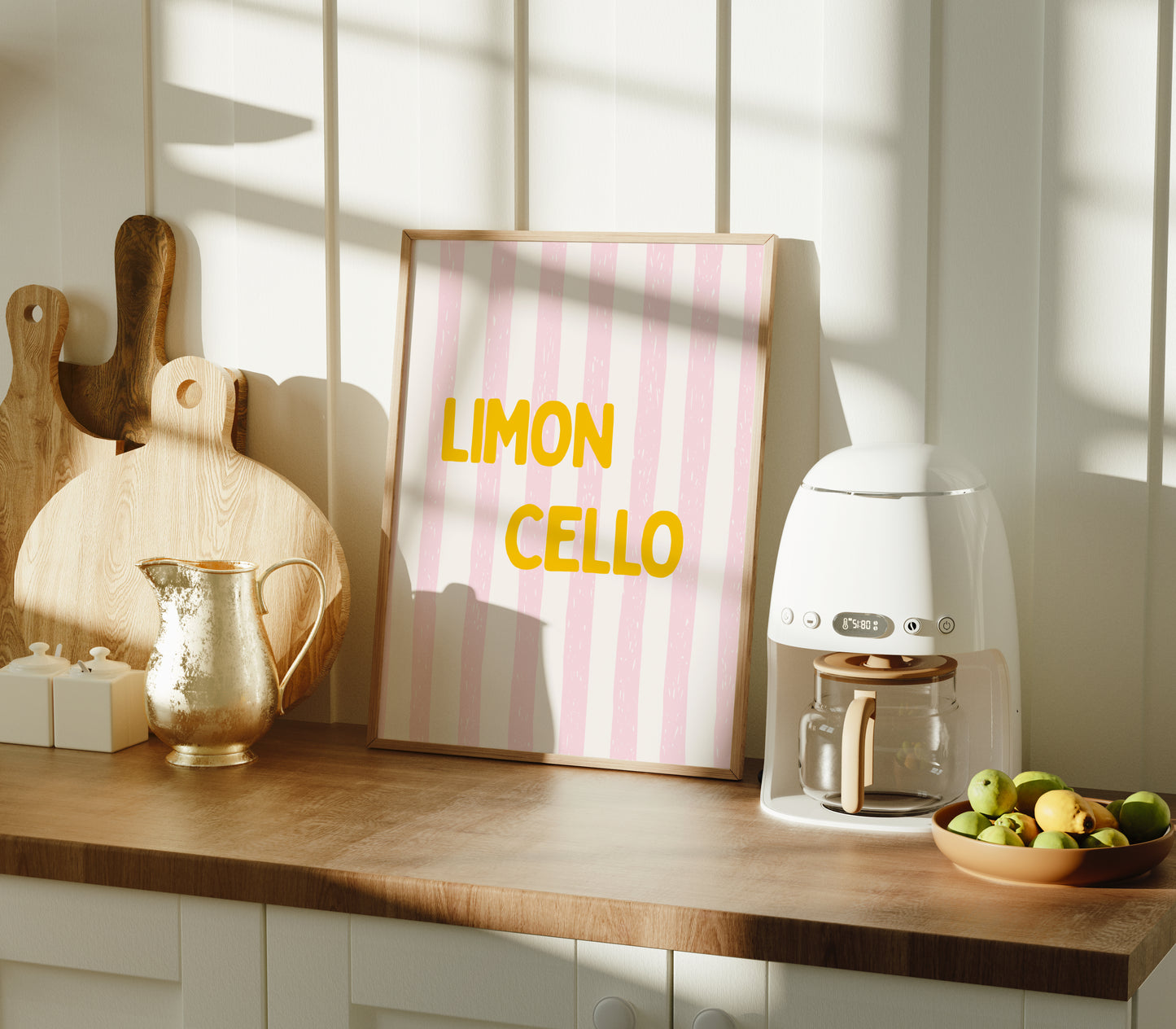 Limoncello Wall Art | Colorful Italian Print