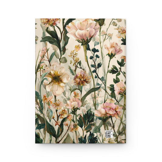 Vintage Floral Garden Notebook | Botanical Art Journal