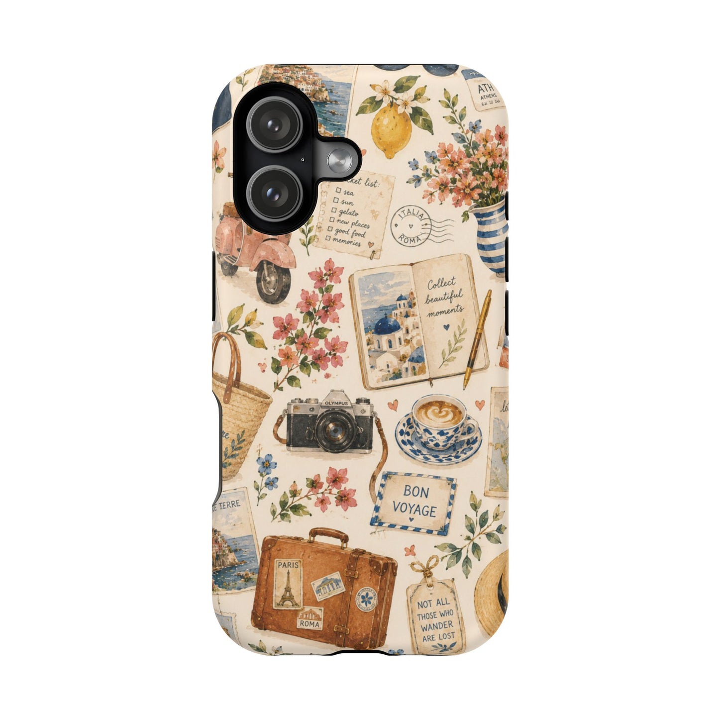 European Summer Collage Phone Case
