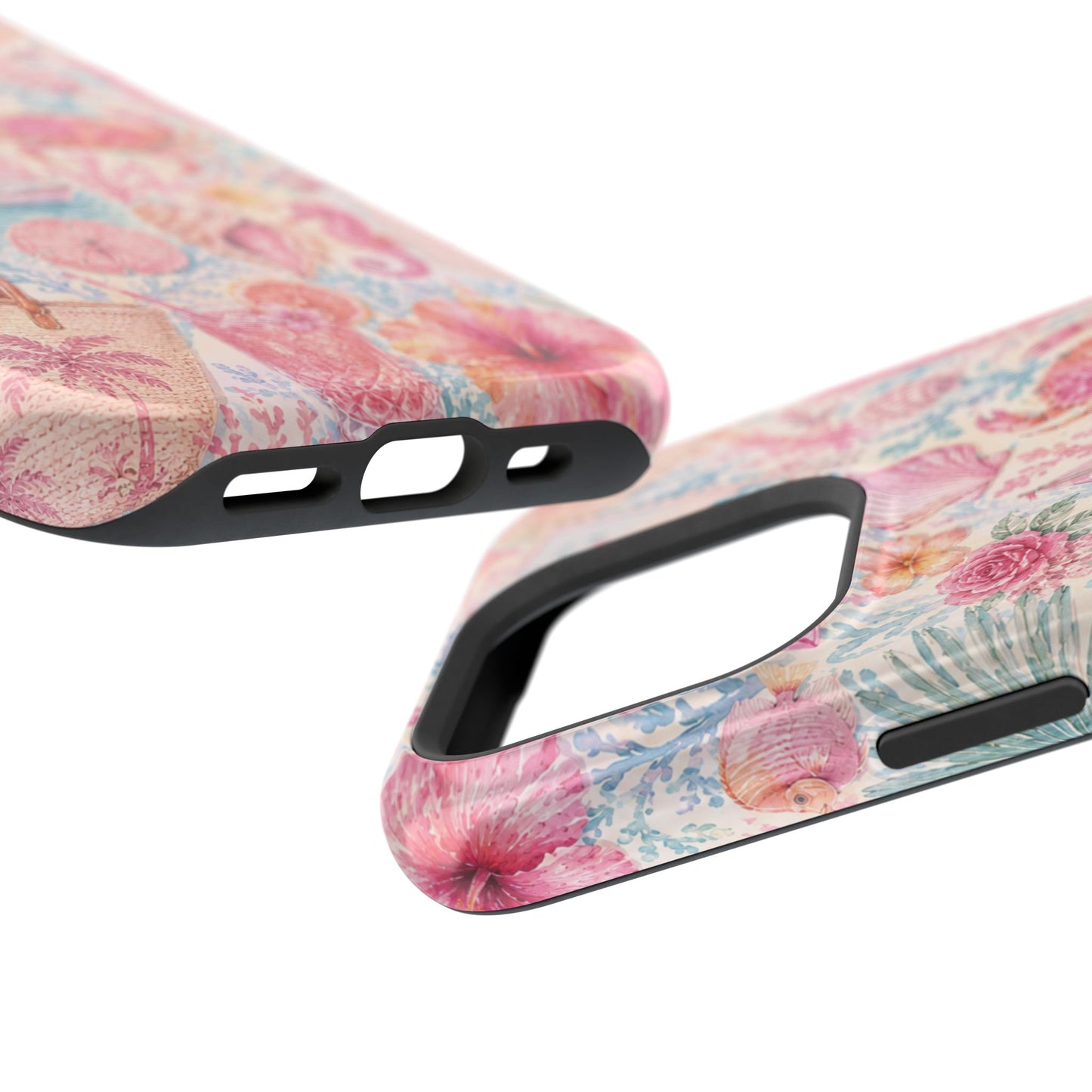 Pink Coastal Collage Phone Case