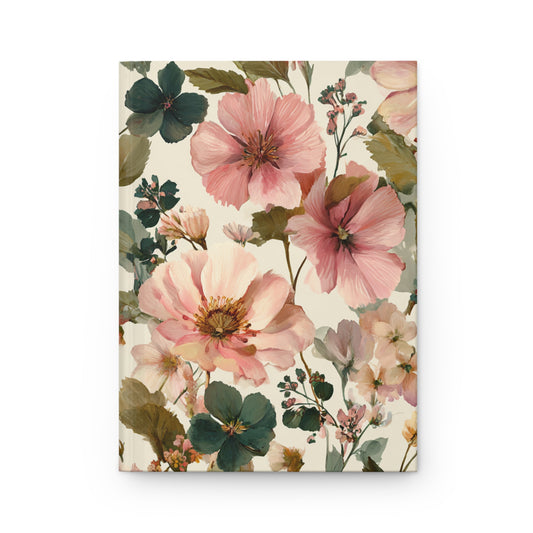 Elegant Floral Garden Journal | Soft Botanical Notebook