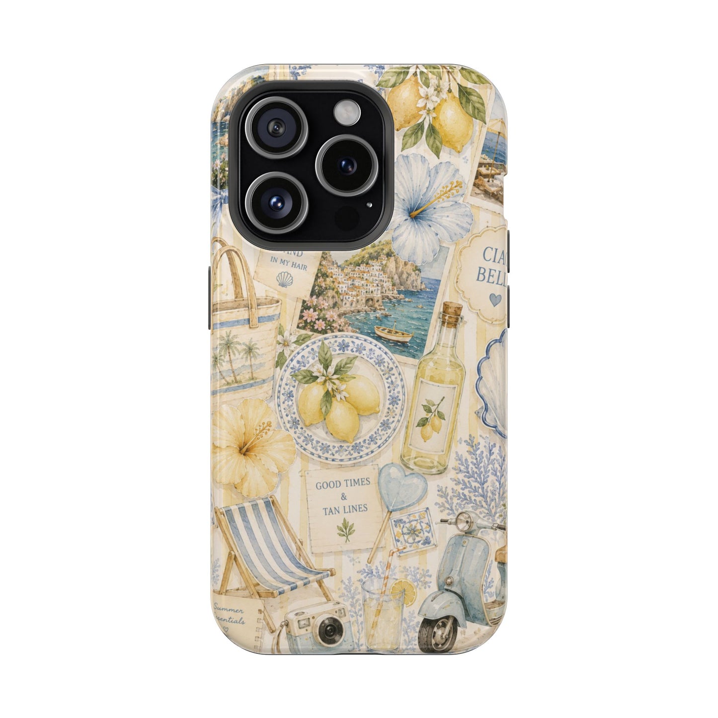 Italian Summer Collage Phone Case