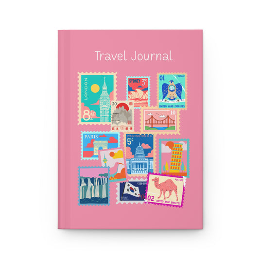 World Destinations | Wanderlust Travel Journal Rose Pink