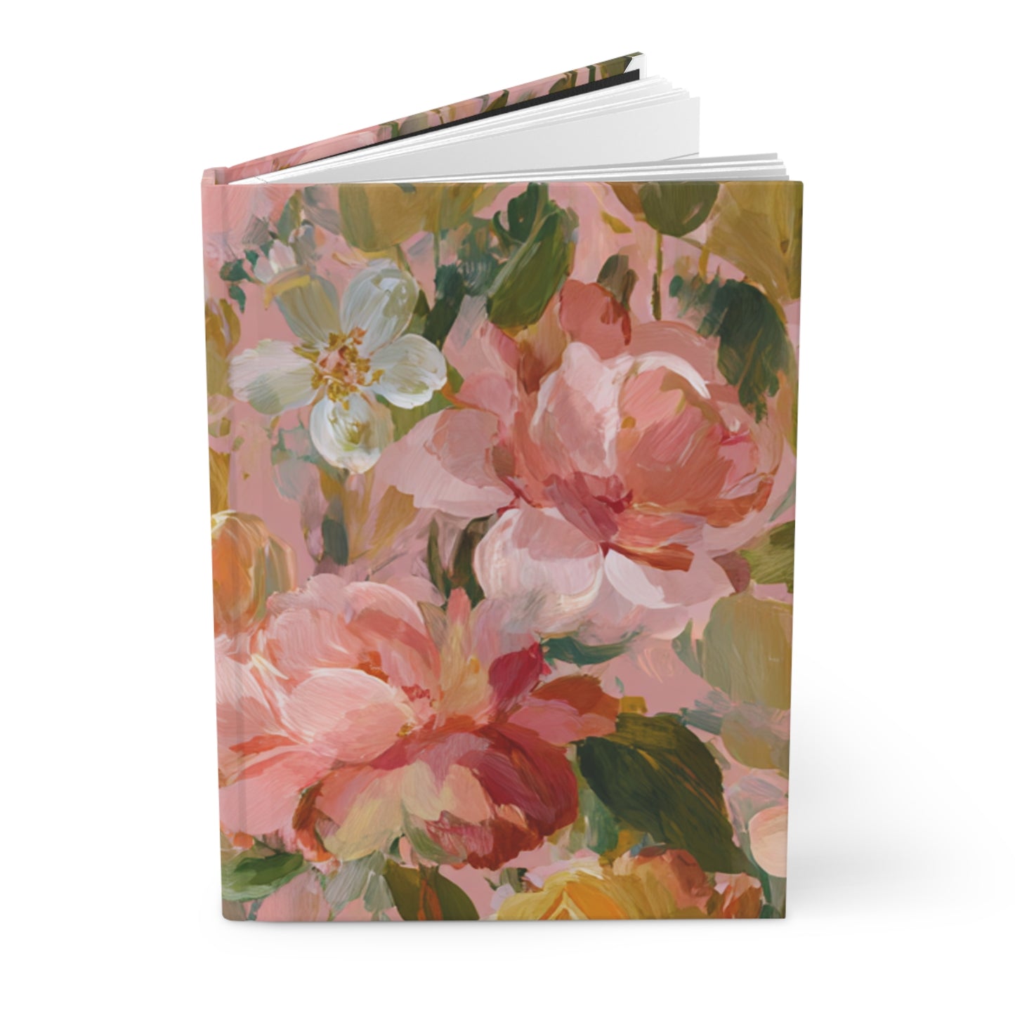 Romantic Garden Art Journal | Hand-Painted Floral Style