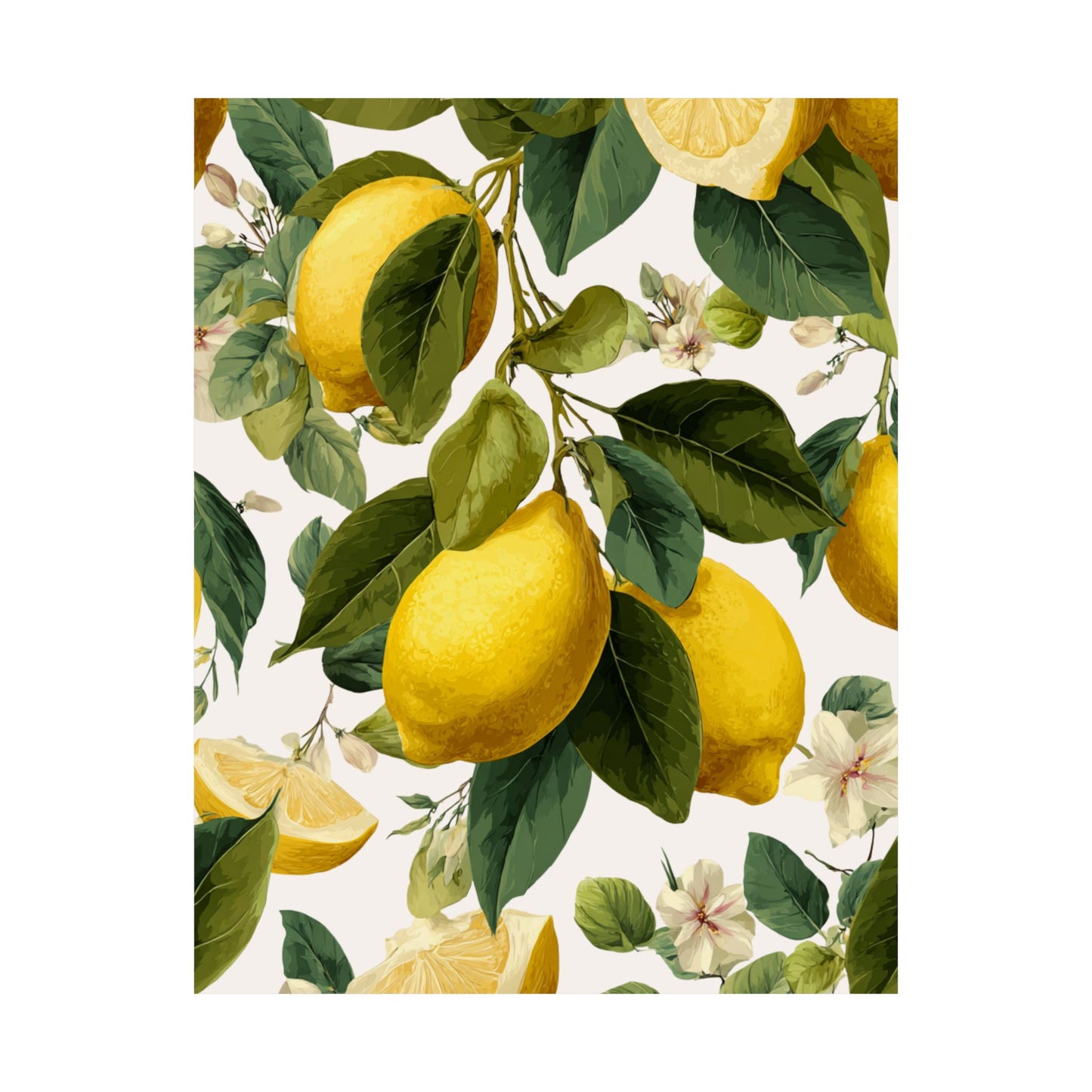 Limoni | Citrus Bloom Botanical Wall Art