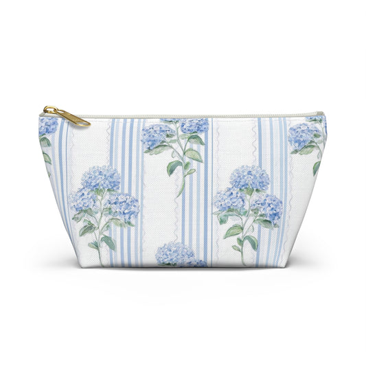 Blue Hydrangea Travel Pouch