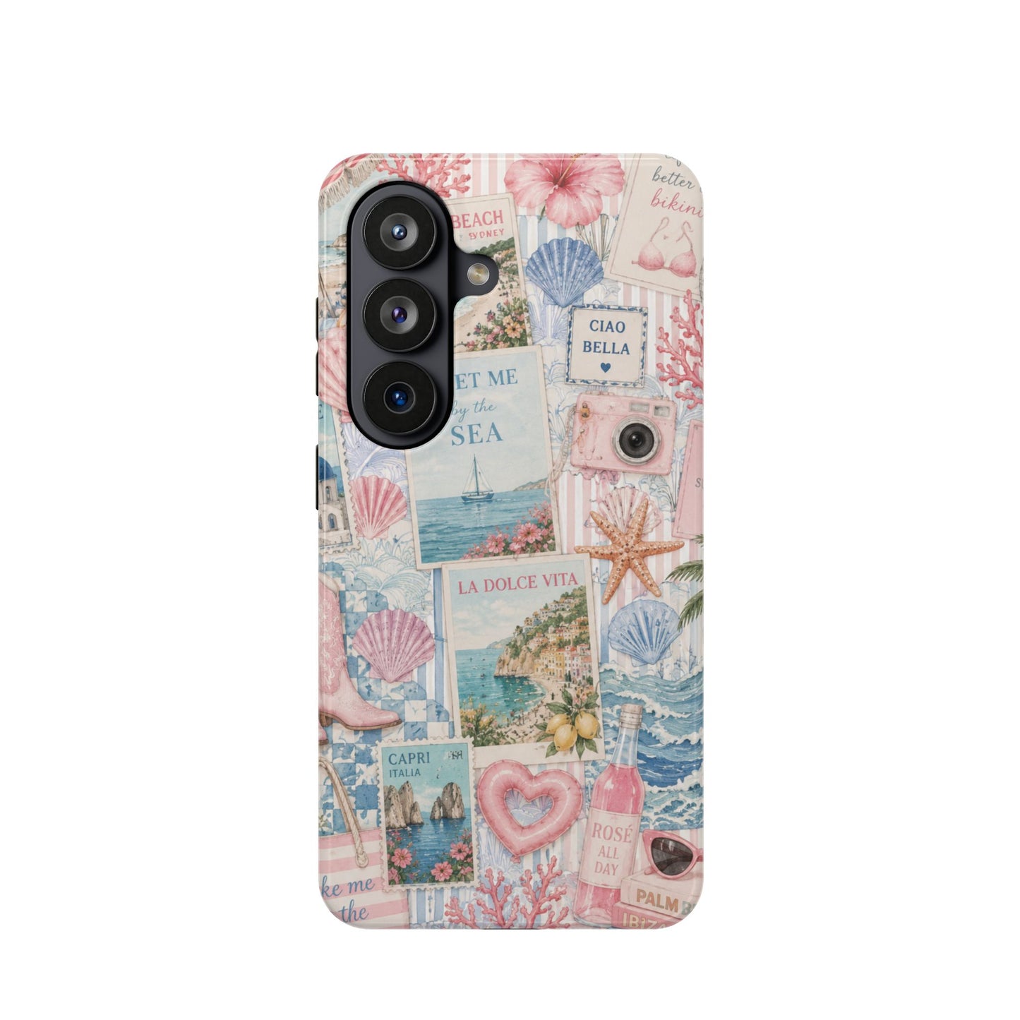 Pink Coastal Summer Phone Case