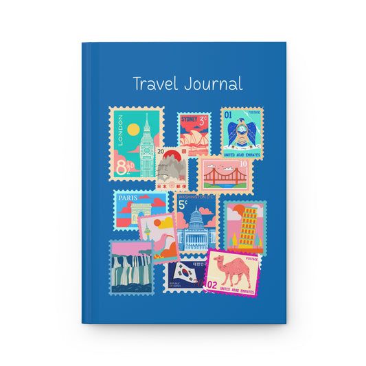 World Destinations | Wanderlust Travel Journal Blue