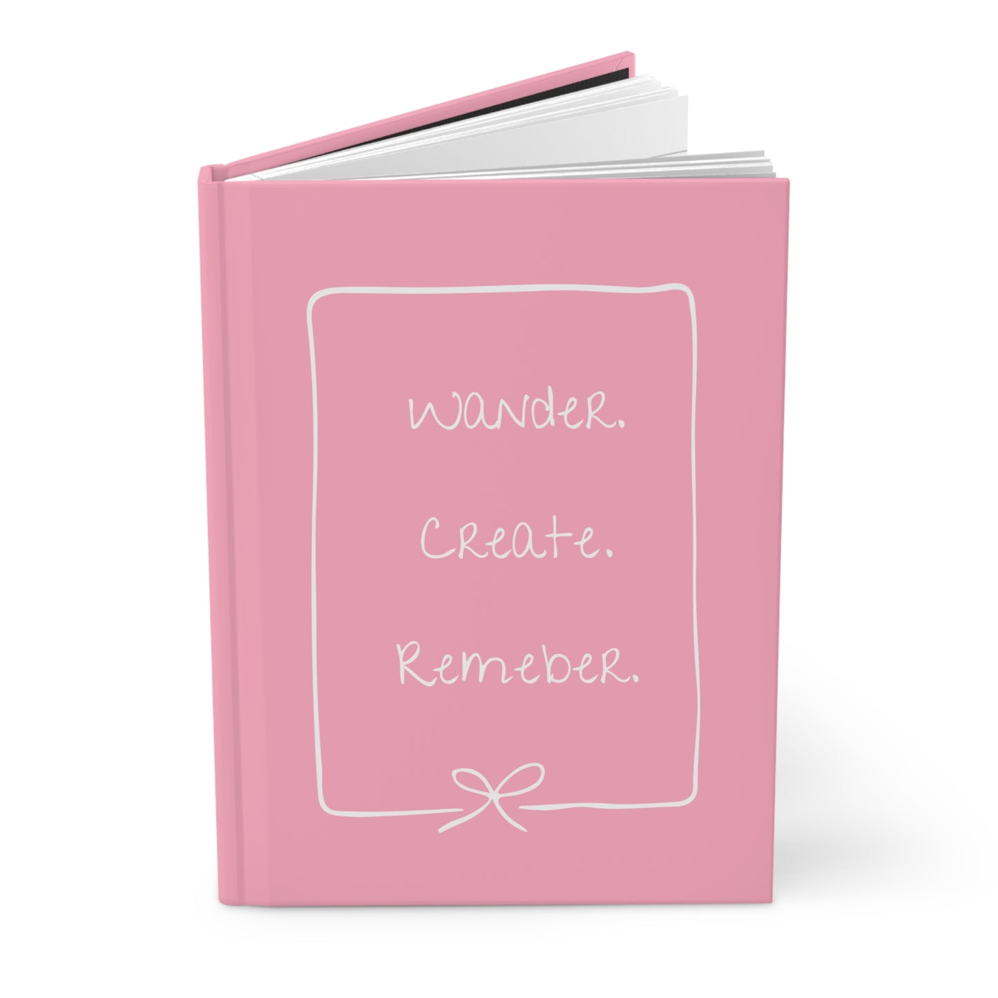 Wander Create Remember | Motivational Travel Journal