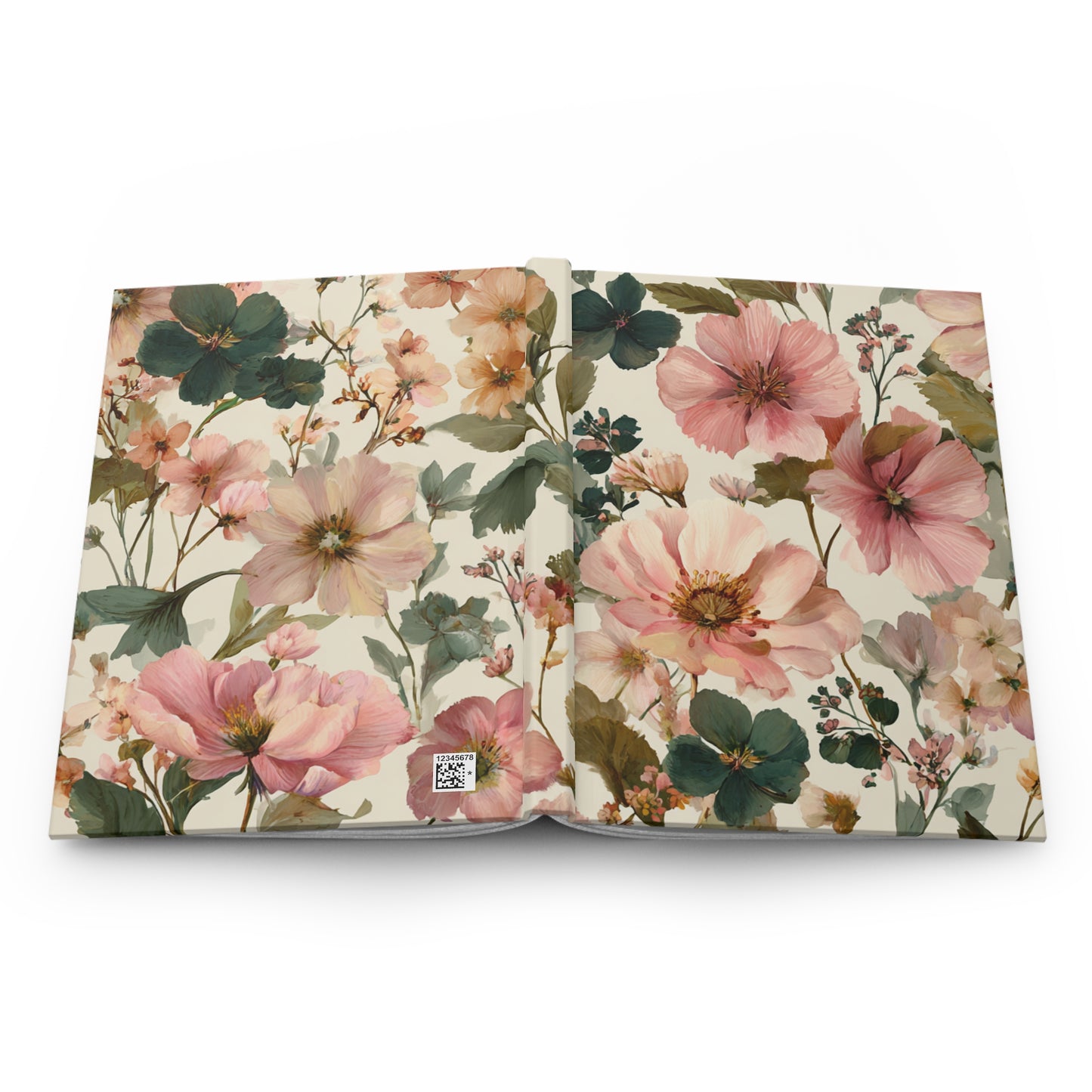 Elegant Floral Garden Journal | Soft Botanical Notebook