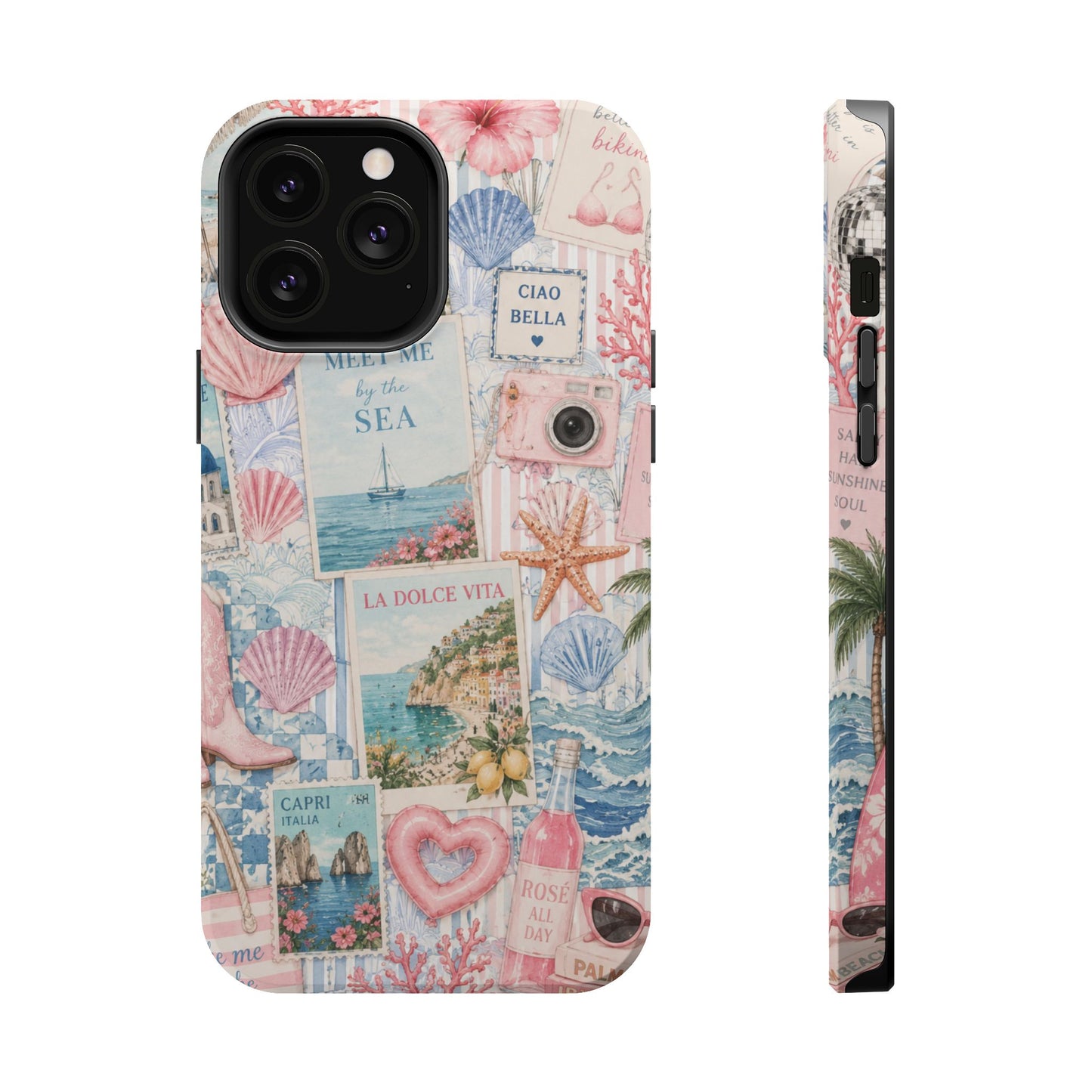 Pink Coastal Summer Phone Case