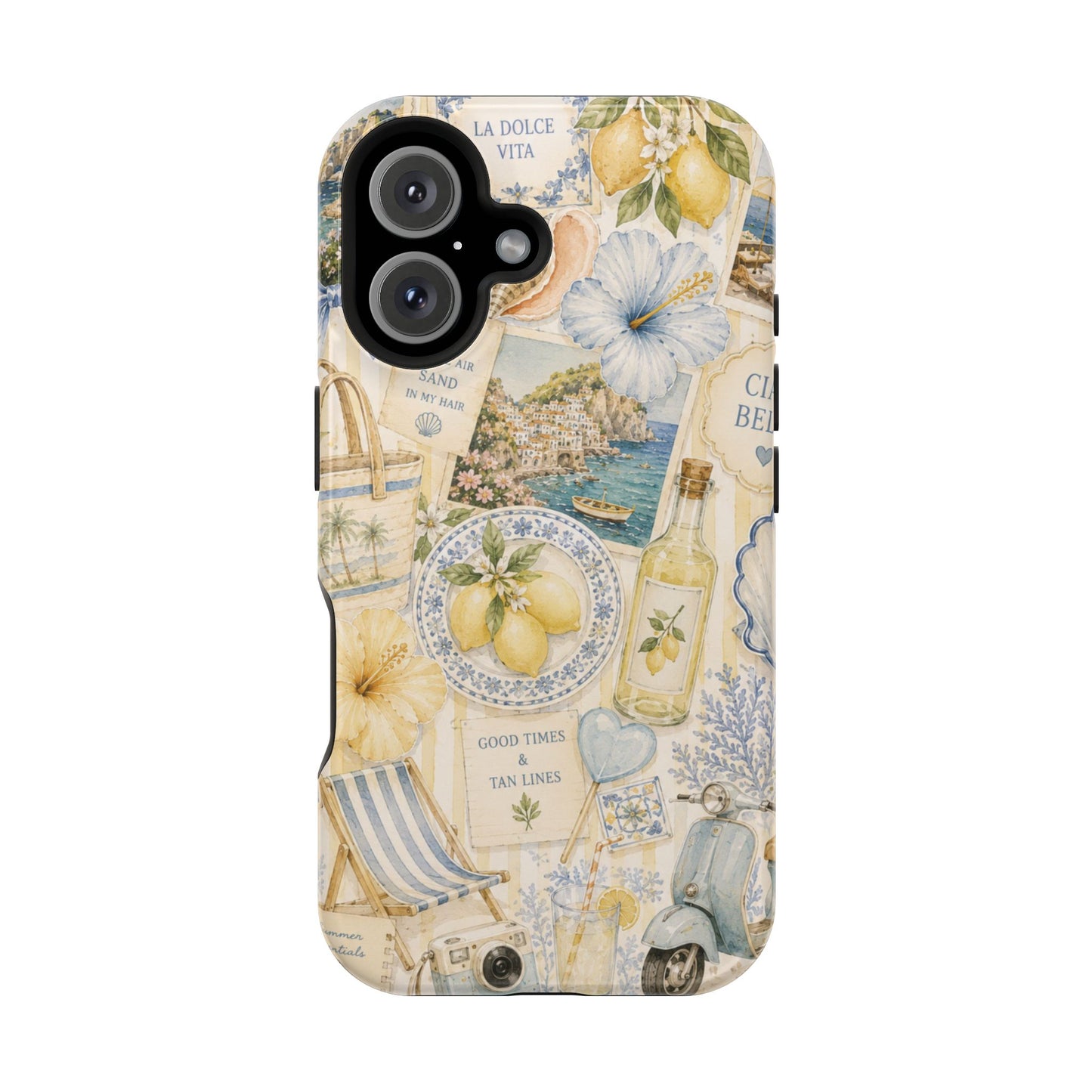 Italian Summer Collage Phone Case