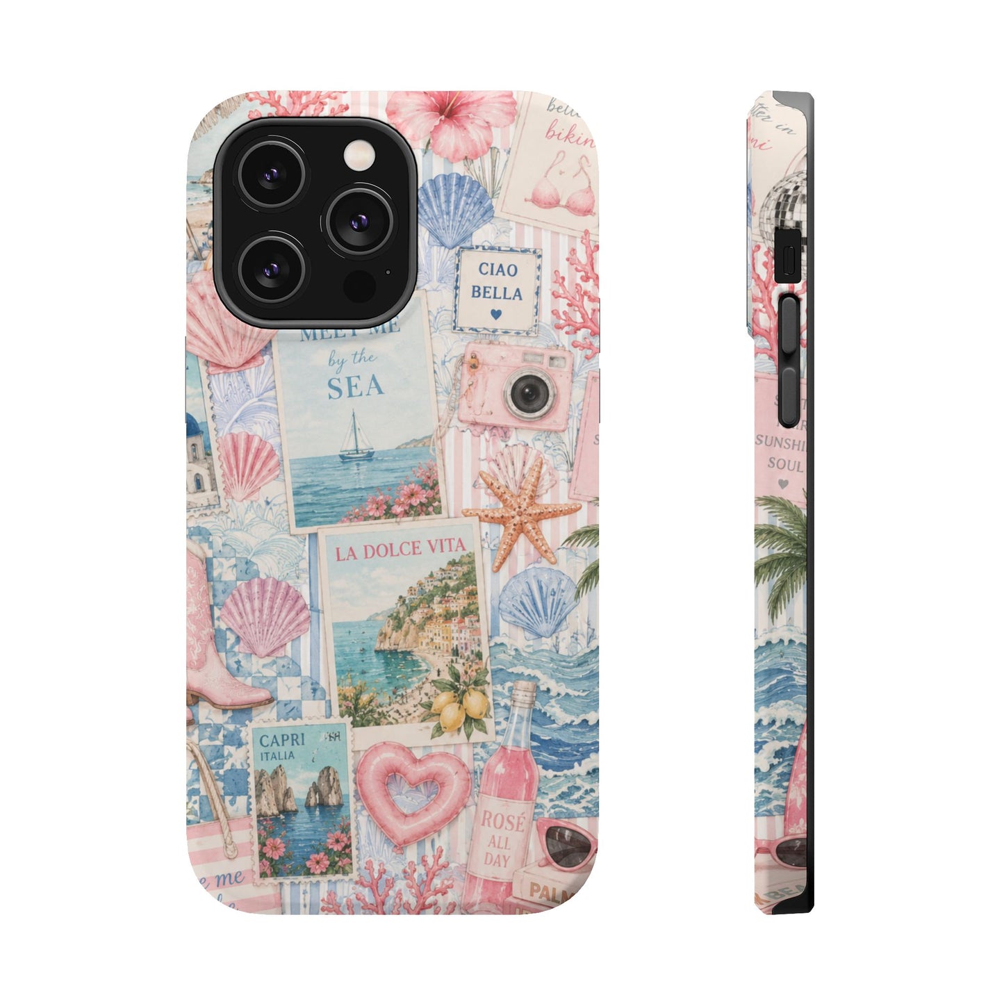 Pink Coastal Summer Phone Case