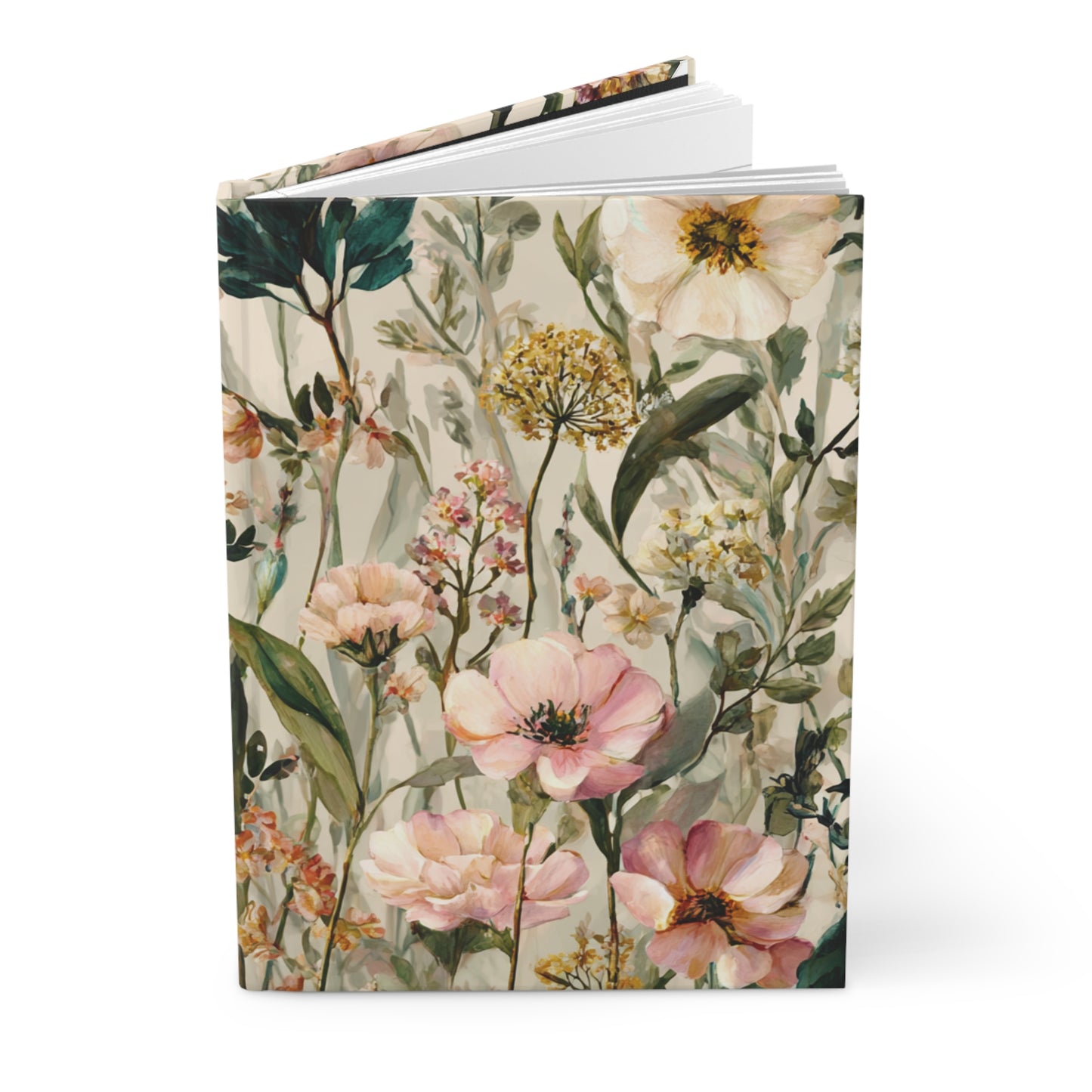 Vintage Floral Garden Notebook | Botanical Art Journal