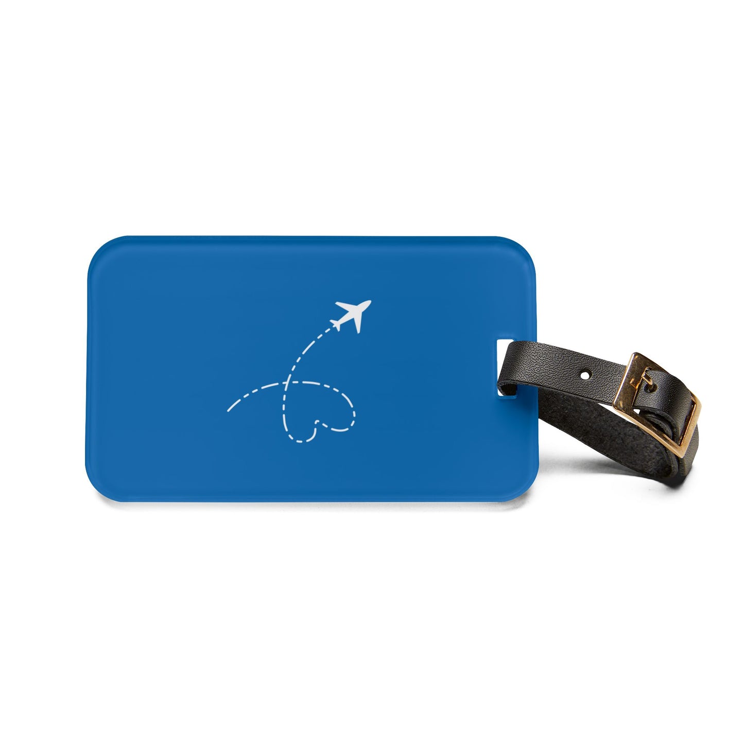Airplane Luggage Tag Deep Blue