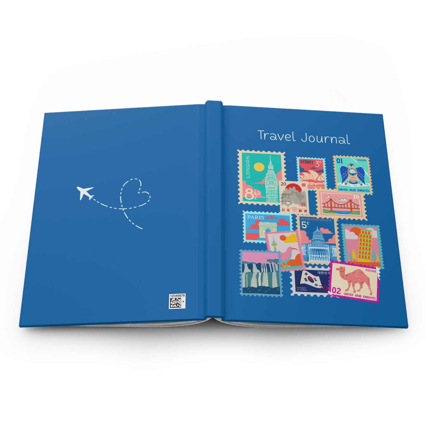 World Destinations | Wanderlust Travel Journal Blue