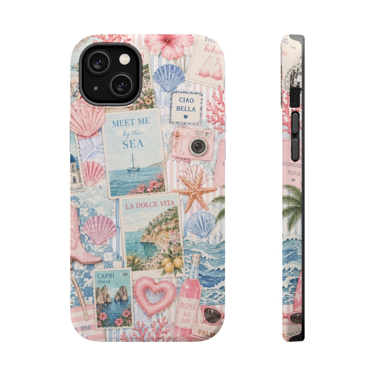 Pink Coastal Summer Phone Case