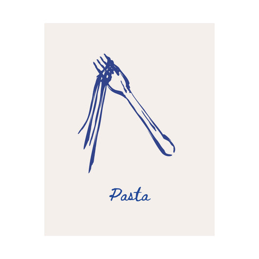 Pasta | Mediterranean Minimalist Art Print