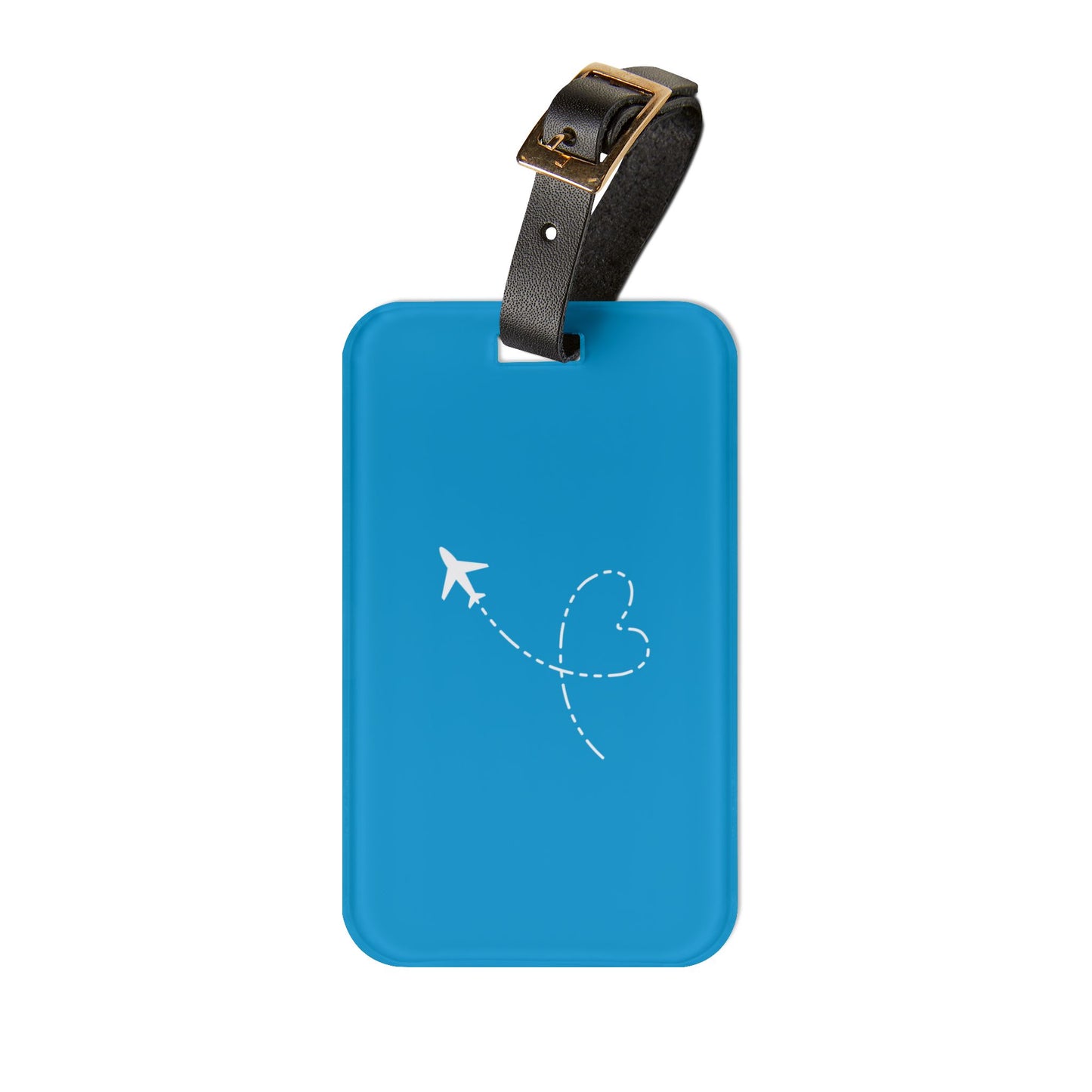 Airplane Luggage Tag Sky Blue