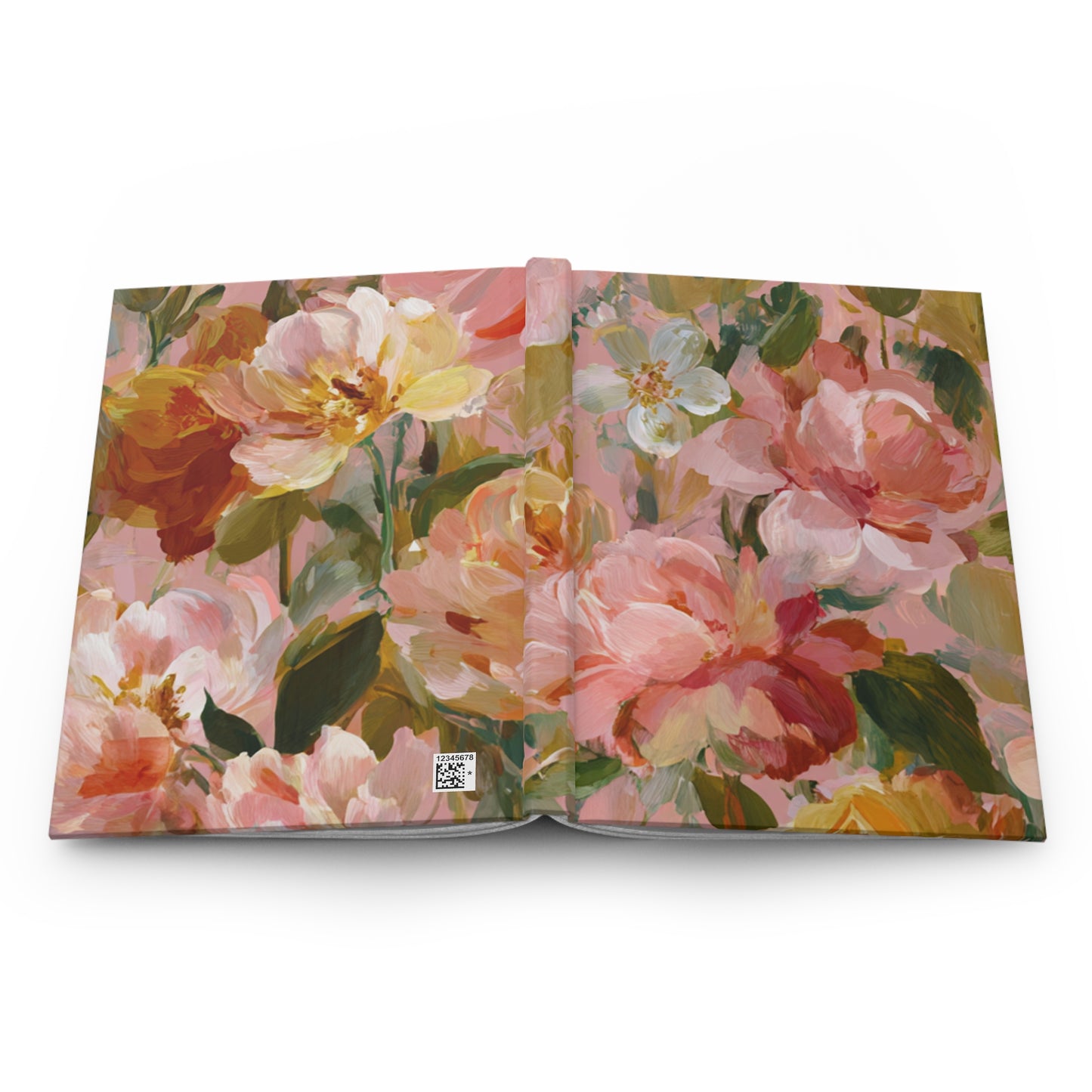 Romantic Garden Art Journal | Hand-Painted Floral Style