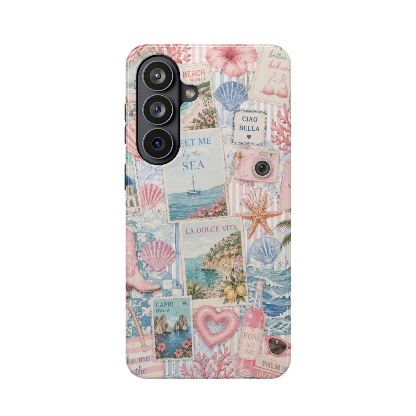 Pink Coastal Summer Phone Case