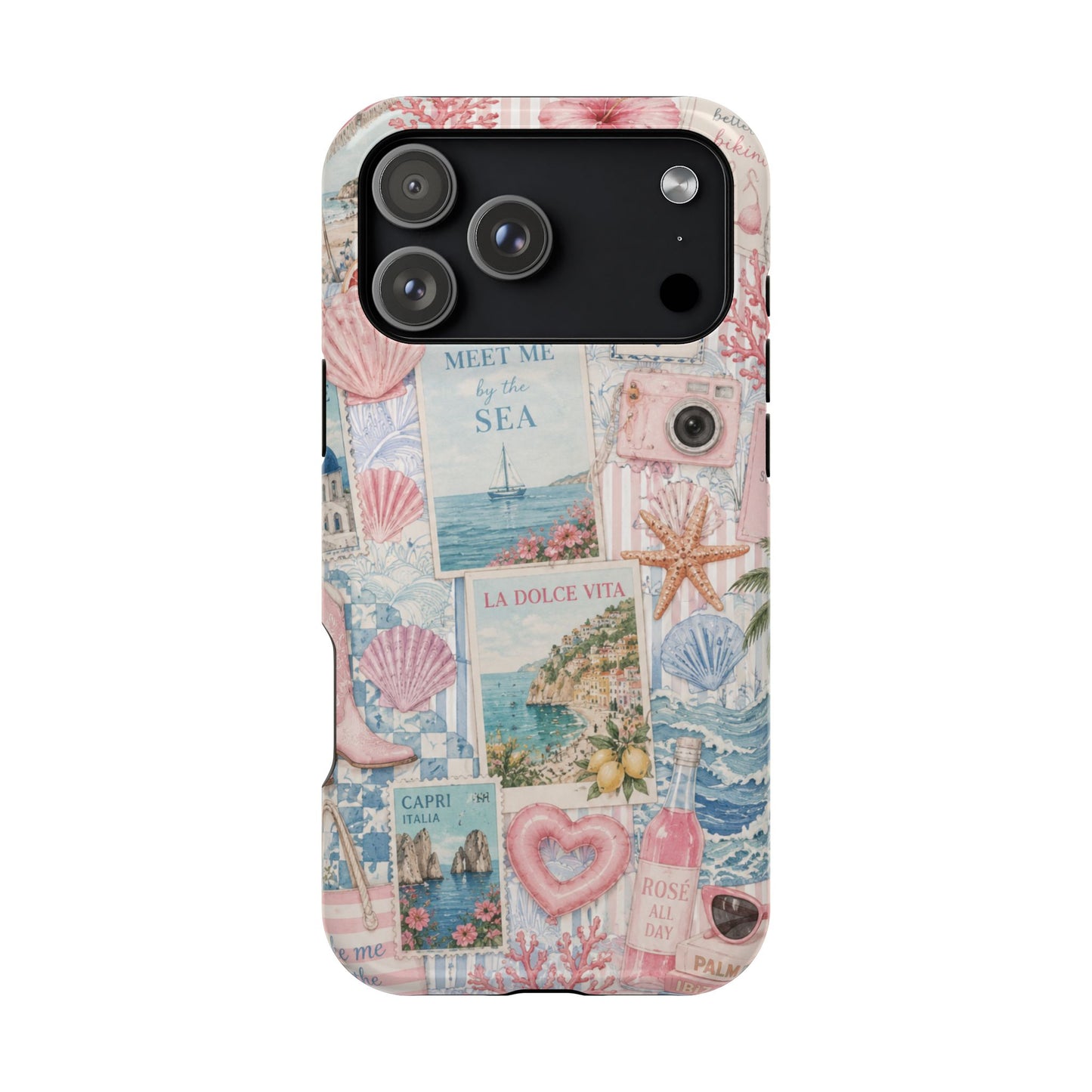 Pink Coastal Summer Phone Case