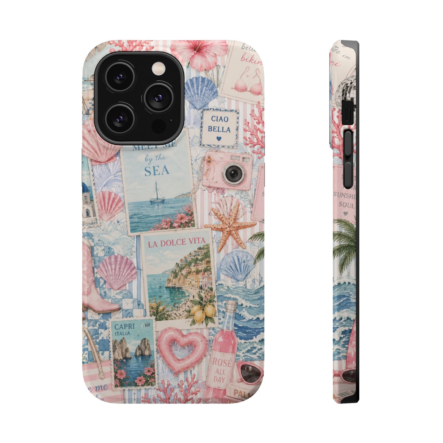 Pink Coastal Summer Phone Case