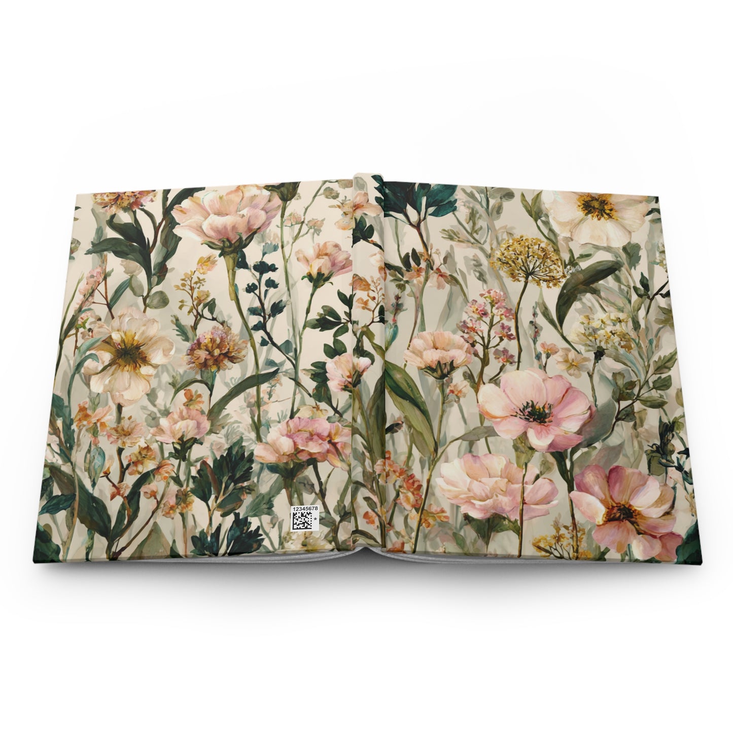 Vintage Floral Garden Notebook | Botanical Art Journal