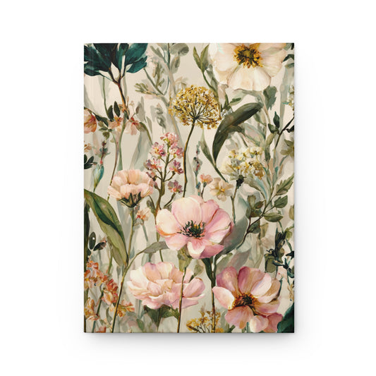 Vintage Floral Garden Notebook | Botanical Art Journal