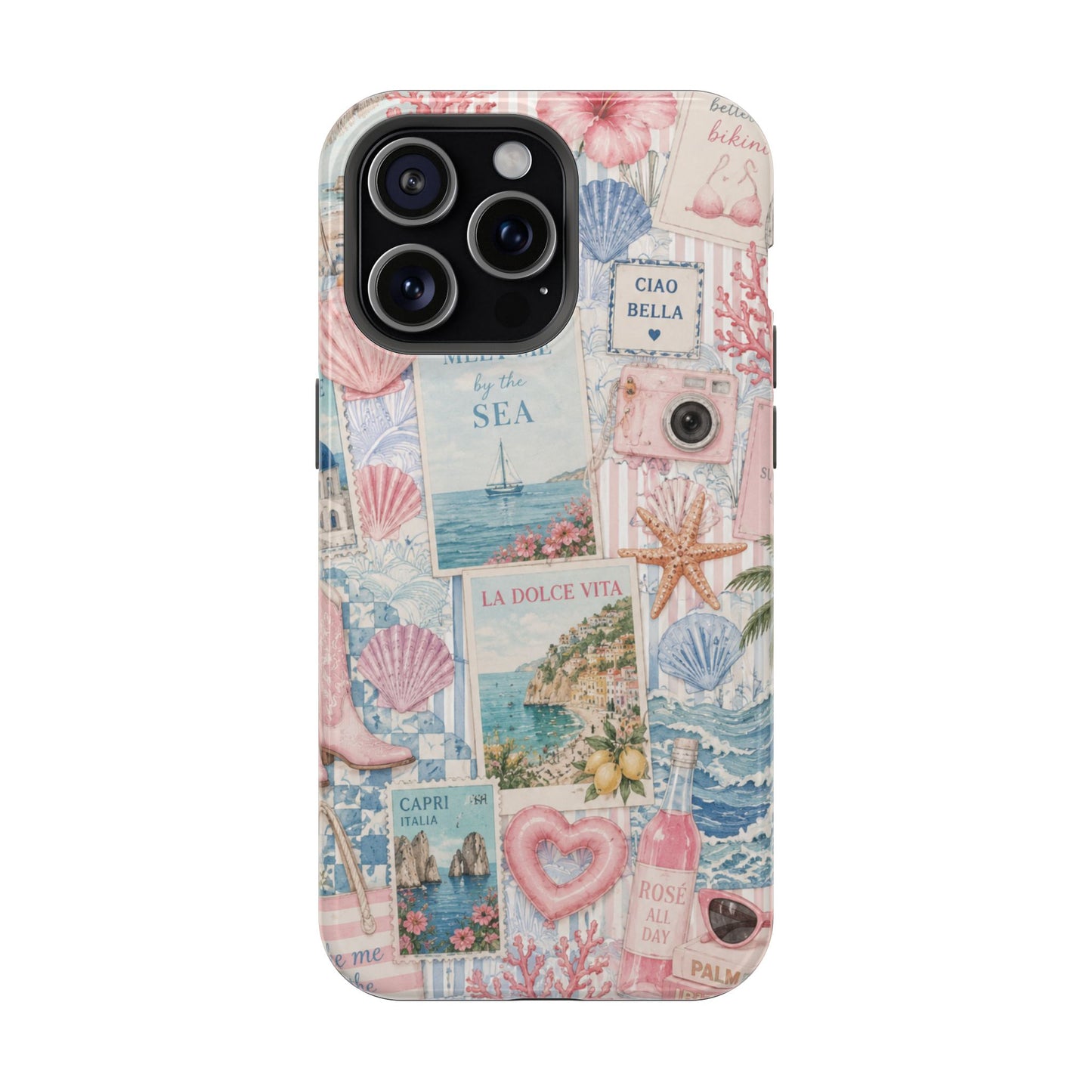 Pink Coastal Summer Phone Case