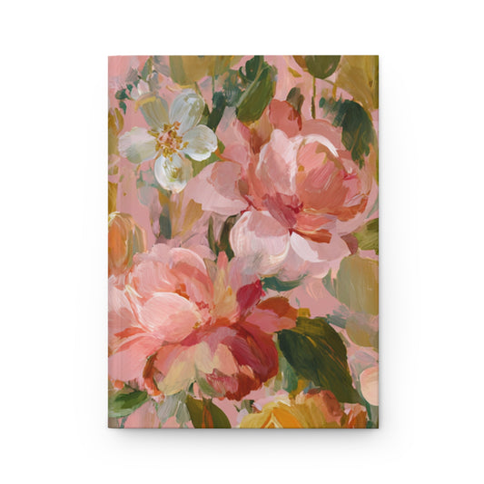 Romantic Garden Art Journal | Hand-Painted Floral Style