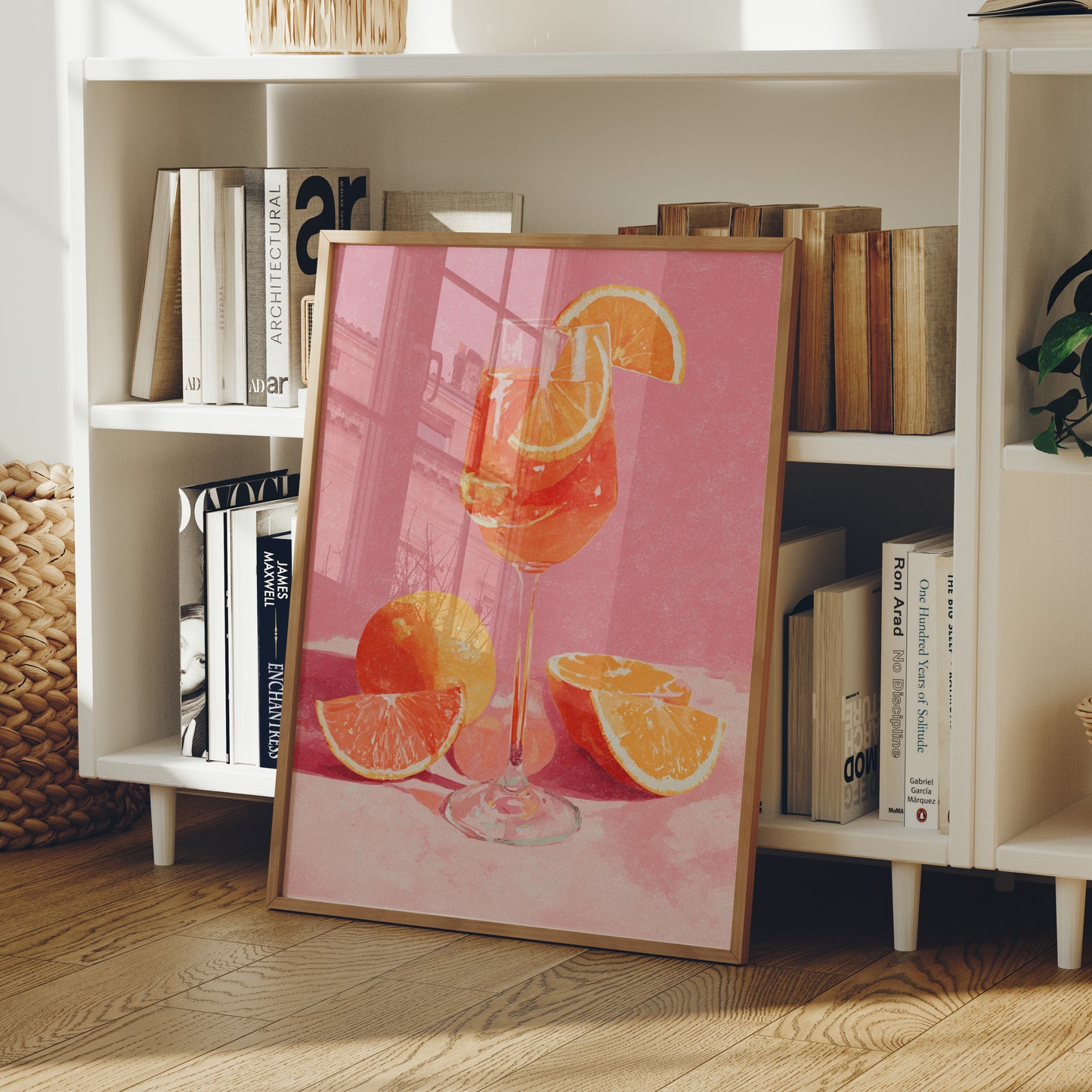 Aperol Spritz Wall Art Print | Italian Summer Cocktail