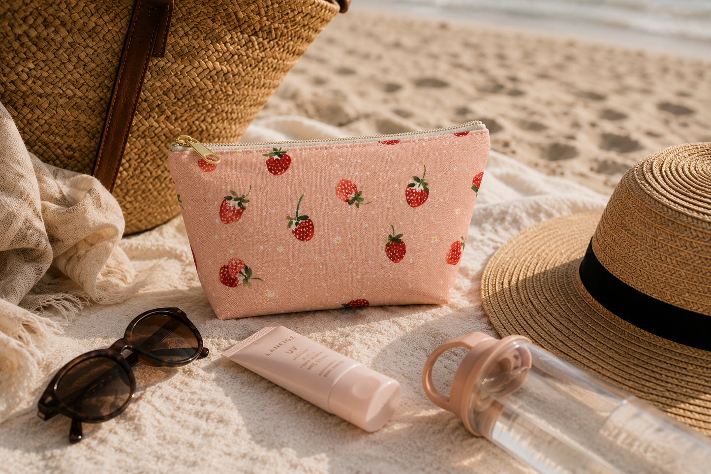 Strawberry Travel Pouch