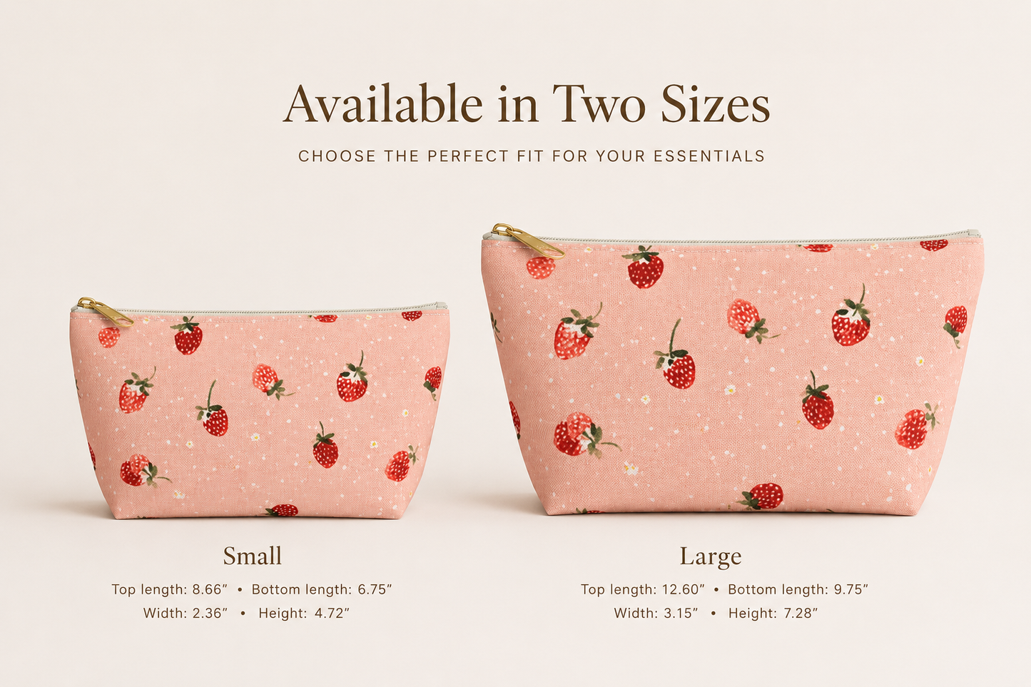 Strawberry Travel Pouch