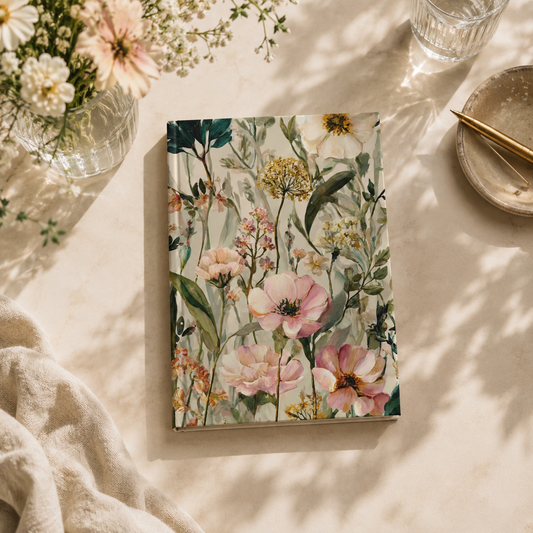 Vintage Floral Journal