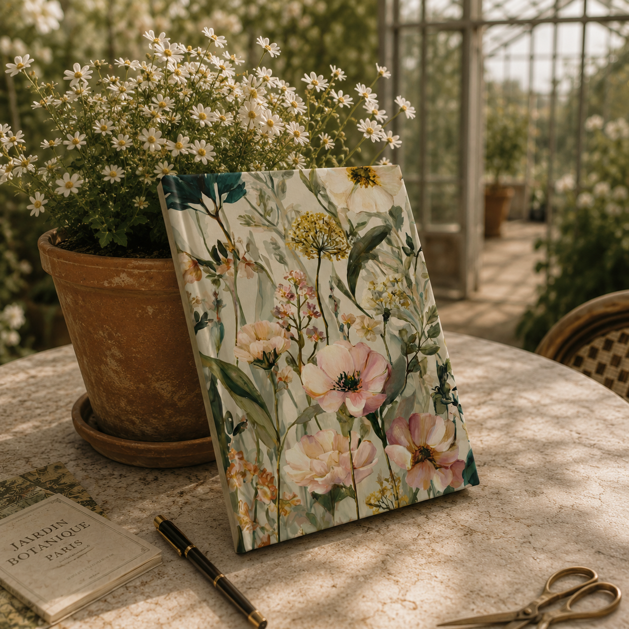 Vintage Floral Journal