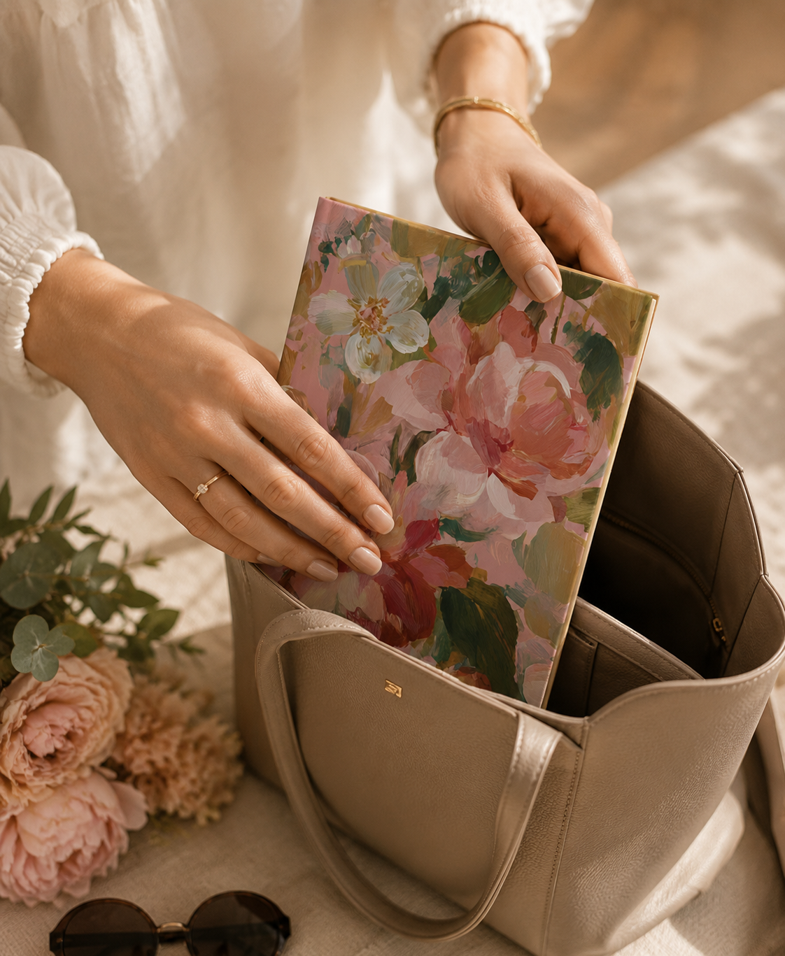 Romantic Floral Journal