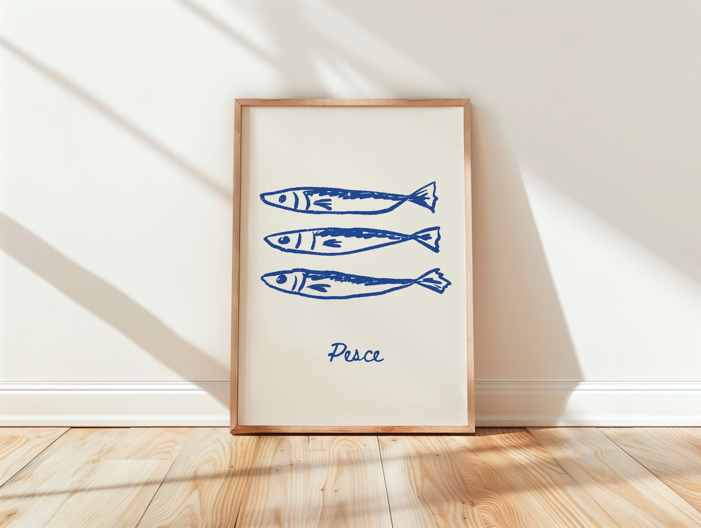 Pesce | Mediterranean Minimalist Art Print
