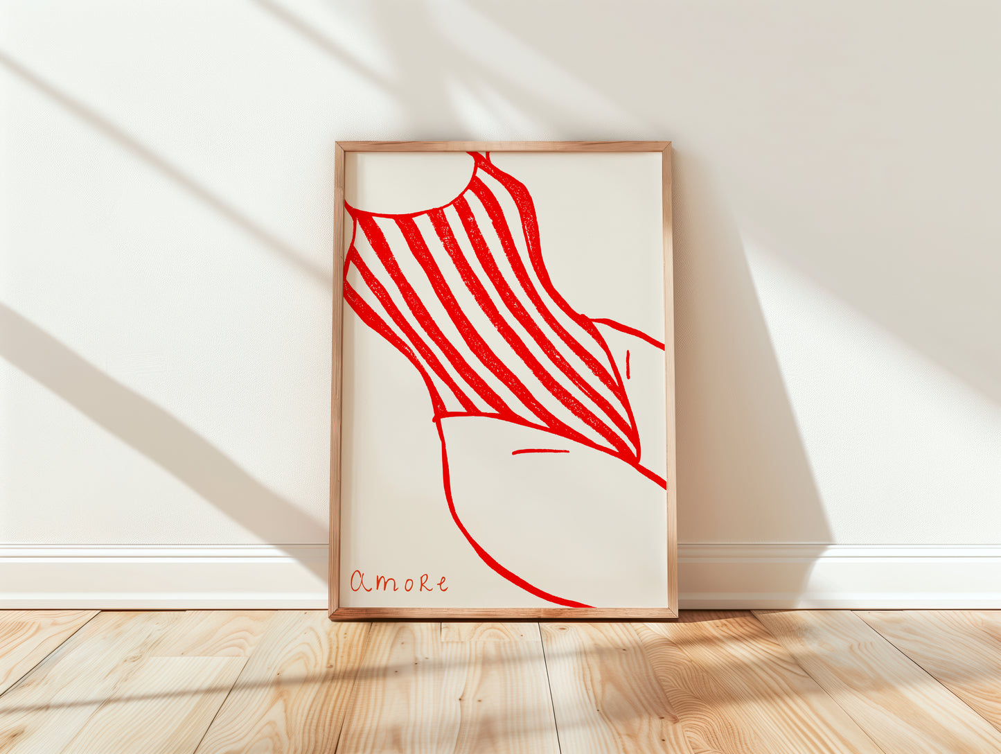 Amore | Italian Beach Day Art Print