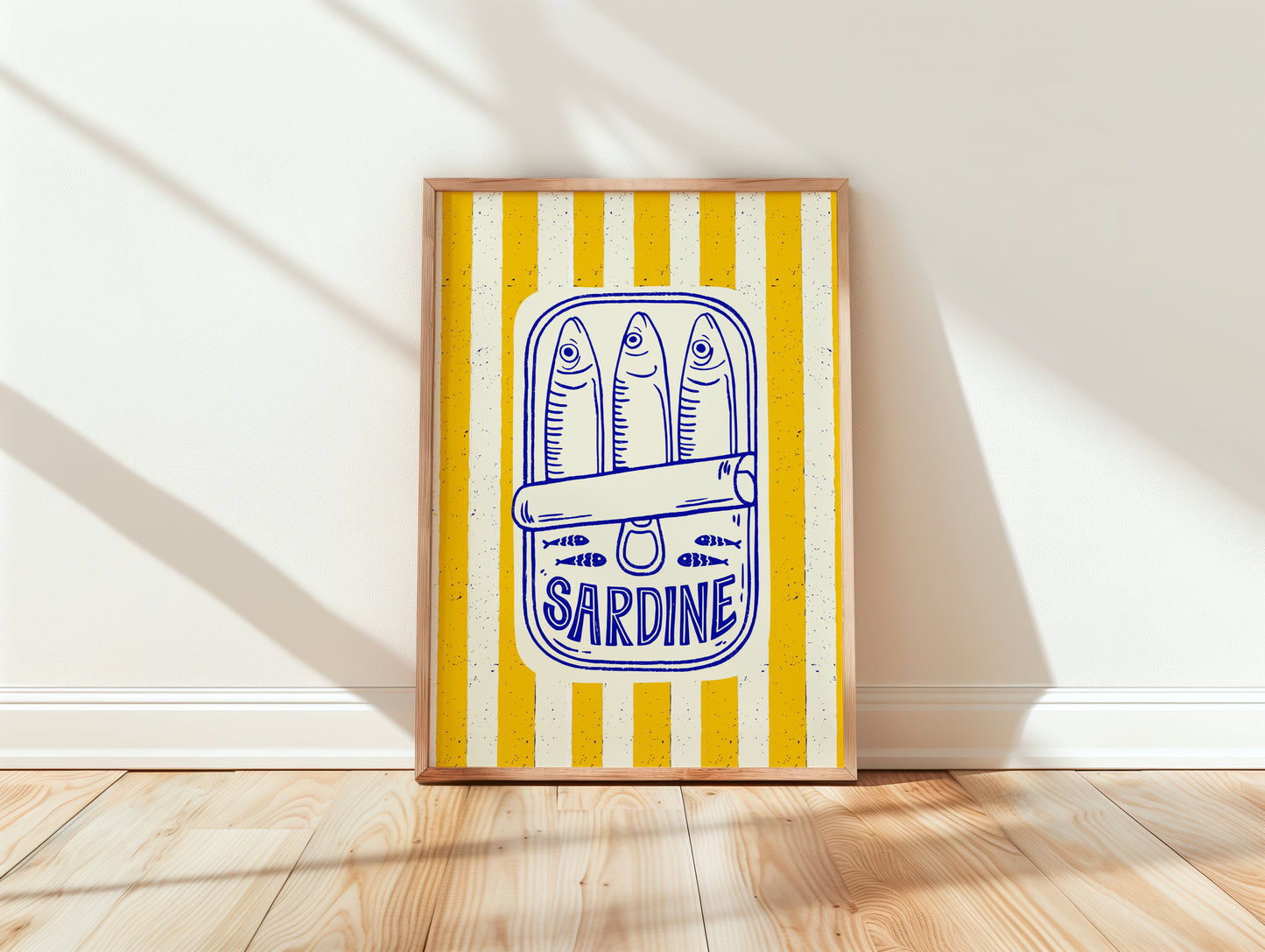 Sardine Tin Wall Art | Italian Coastal Kitchen Decor