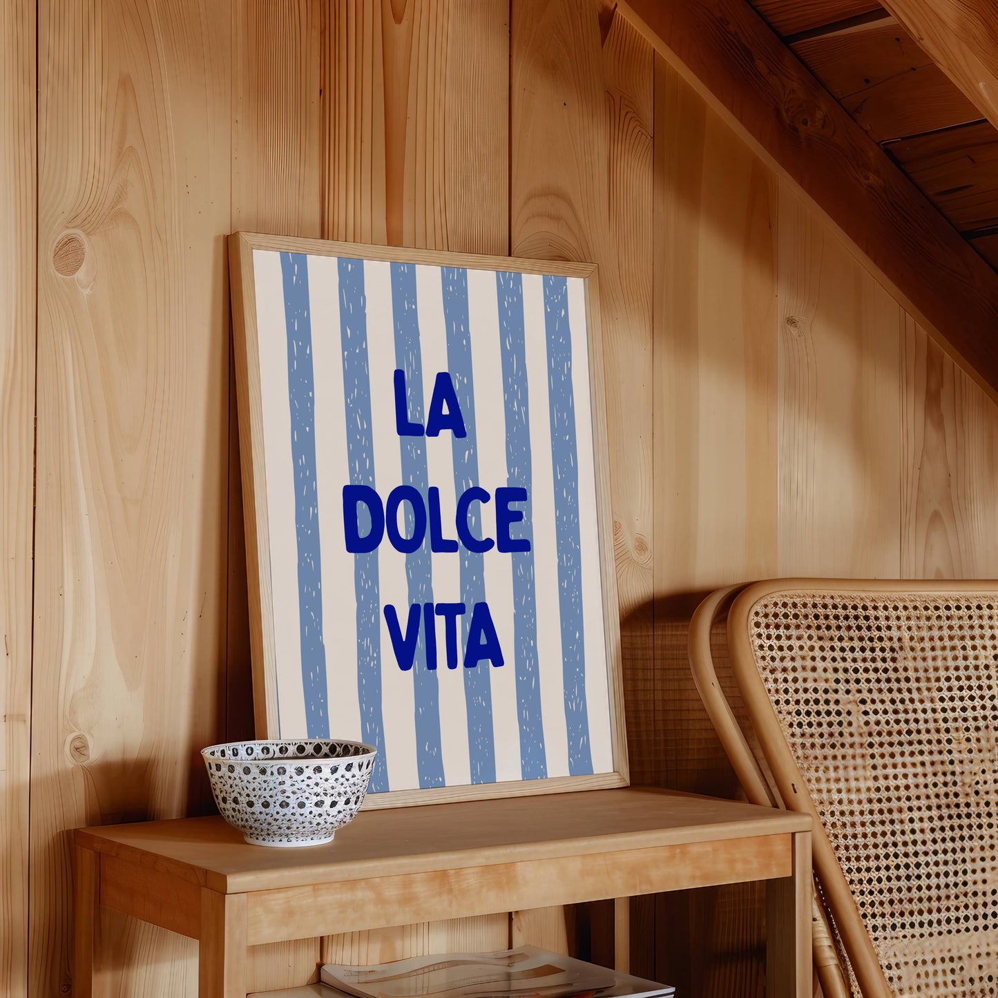 La Dolce Vita Print | Italian Quote Wall Art