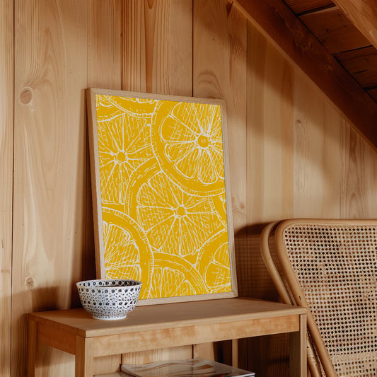 Lemon Slice Wall Art